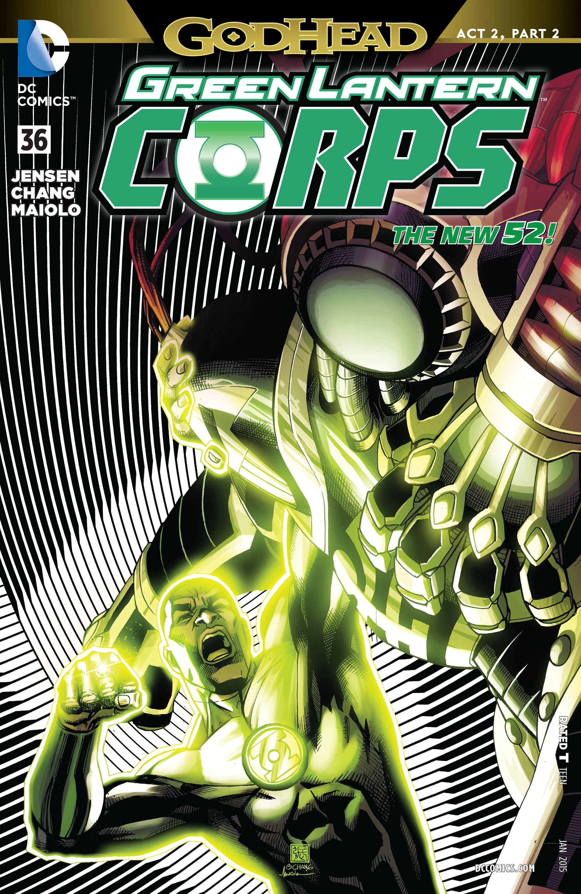 Green Lantern Corps #36 (DC, 2014 — Cover A) cover